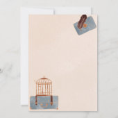 ブルーアンドブルゴーニュ旅行 招待状 (裏面)