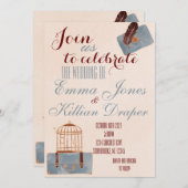 ブルーアンドブルゴーニュ旅行 招待状 (正面/裏面)