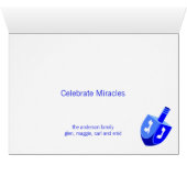 ブルーアンドホワイトおもしろいのハヌカー子供へド (内部横(下))