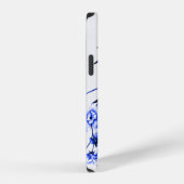 ブルーアンドホワイトの画像 iPhone カー iPhoneケース (右側面)