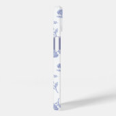 ブルーアンドホワイトの紫陽花の植物画風トイレ柄 Case-Mate iPhoneケース (裏面 / 右)