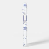 ブルーアンドホワイトの紫陽花の植物画風トイレ柄 Case-Mate iPhoneケース (裏面 / 左)