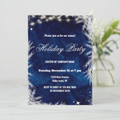 ブルーアンドホワイトウィンターホリデーパーティー2025 招待状 (スタンド正面)