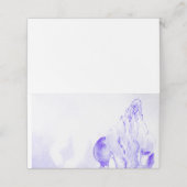 ブルーアンドホワイトブルーボンネットデザイン プレイスカード (外部開封)