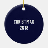 ブルーアンドホワイトボートいかりオーナメント セラミックオーナメント (裏面)