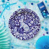 ブルーアンドホワイトラビット中国デダム紙プレート ペーパープレート (パーティー)