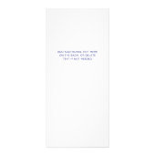 ブルーアンド金ゴールドゲード |サロン価格表サービス ラックカード (裏面)