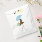 ブルーアンブレラママ赤ちゃんシャワー フェイバーバッグ (封をした状態)