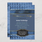 ブルーアーガイルクラシックパーティの招待状 招待状 (正面/裏面)