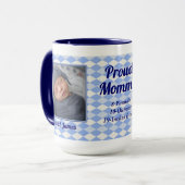 ブルーアーガイルマ誇りを持ったミー2写真 マグカップ (正面左)