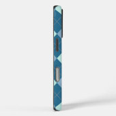 ブルーアーガイルヴィンテージパターン Case-Mate iPhoneケース (裏面 / 右)