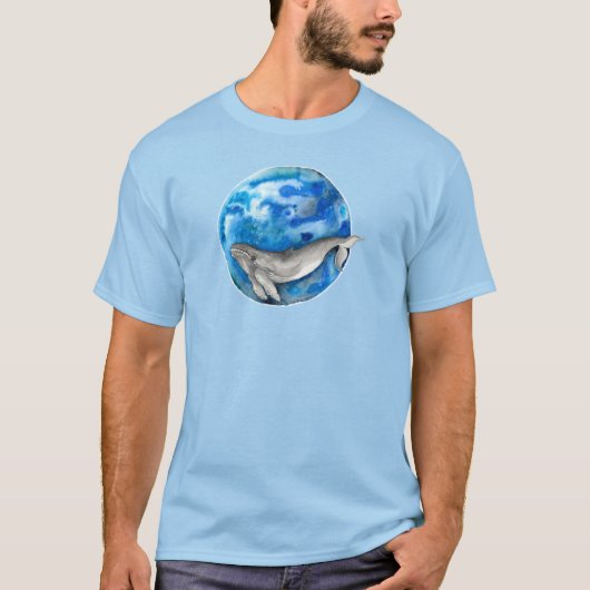 ブルーアースホエールTシャツ Tシャツ (正面)
