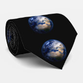 ブルーアース宇宙グローブ感動的ワールド ネクタイ (ロール)