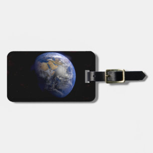 ブルーアース宇宙 感動的 ラゲッジタグ