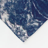 ブルーアース幾何学的アートブランケット フリースブランケット (角)