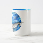 ブルーアース鯨 ツートーンマグカップ (中央)