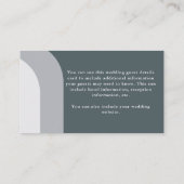 ブルーアーチズゲ結婚スト詳細エンクロージャカード エンクロージャーカード (裏面)