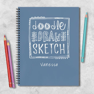 ブルーアーティスパーソナライズされたトSketchbookノートブック ノートブック