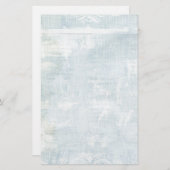 ブルーアートグランジページ 便箋 (正面/裏面)