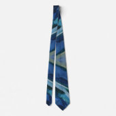 ブルーアートタイ ネクタイ (裏面)