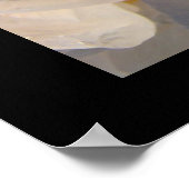 ブルーアートビーチシーガラスプリントコースタルガラス ポスター (角)