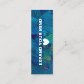 ブルーアートブックマーク スキニー名刺 (裏面)