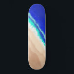 ブルーアートモダンティール（緑がかった色）サンディビーチウォーターカラー スケートボード<br><div class="desc">このアートと水モダン色のデザインは夏の季節に最適。手のティール（緑がかった色）グリーン絵を描、コバルトブルー、砂茶色の水色の熱帯ビーチを描く。それはカッコいい、ユニーク、芸術的、トレンディーだ。***重要なデザイン注：一致する製品リクエスト、色の変更、配置の変更、その他の変更リクエストなどのカスタムデザインのリクエストについてクリックは、「連絡」ボタンをクリックするか、デザイナーに直接lafemme.art@gmail.comまで電子メールで送信してください。あなたは彼女に完全なデザインと新しい要求をカスタム電子メールで送ることができる。</div>