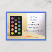 ブルーアート先生講師エデュケーターアートクラス 名刺 (正面)