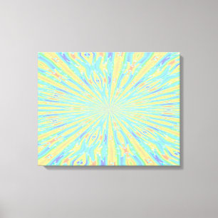 ブルーアート抽象芸術ア包まれたート キャンバスプリント