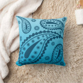 ブルーアート クッション (ブランケット)