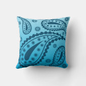 ブルーアート クッション (裏面)