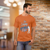 ブルーアーバン私はグレイスライフシルエットを生きている Tシャツ