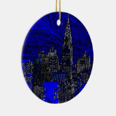 ブルーアーポップ・アートのトニューヨークシティ セラミックオーナメント (右)