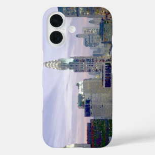 ブルーアーポップ・アートのトニューヨークシティ iPhone 16ケース