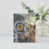 ブルーアーマード馬プロフィール、クレセントパーク回転木馬 ポストカード (スタンド正面)