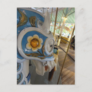 ブルーアーマード馬プロフィール、クレセントパーク回転木馬 ポストカード