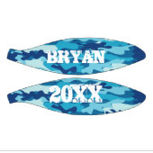 ブルーアーミー迷彩名前をカスタムするミニバスケットボール ミニバスケットボール (パネル)