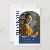 ブルーアーモダンチ写真大学院 サンキューカード (正面)