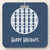 ブルーアールデコオーナメントコースター コースター (正面)