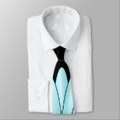 ブルーアールデコデザイン ネクタイ (タイ)