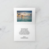 ブルーアールデコ結婚デザイン サンキューカード (内部)