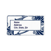 ブルーアールヌーボー ラベル (正面)