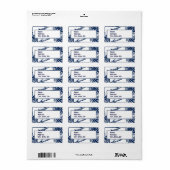 ブルーアールヌーボー ラベル (フルシート)