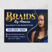 ブルーア王室のフリカ毛編み写真編みサロン ポストカード (正面)