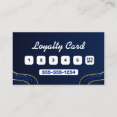 ブルーア王室のフリカ毛編み写真編みサロン ロイヤリティカード (裏面)