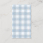 ブルーア航海のホイ赤ちゃんシャワー用の少年向けの本 エンクロージャーカード (裏面)