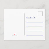 ブルーア航海のンドホワイトいかり文字ファミリー懇親会 案内ポストカード (裏面)