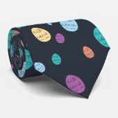 ブルーイお洒落ースターエカラフルッグパターンホリデー ネクタイ (ロール)