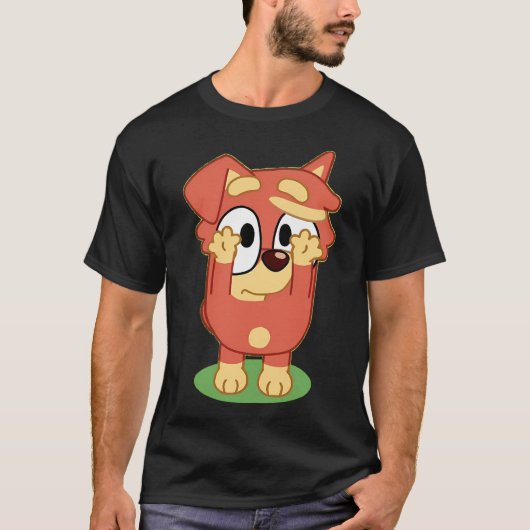 ブルーイのラスティ Tシャツ (正面)