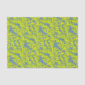 ブルーイエローアカシアアートティッシュペーパー 薄葉紙 (正面)